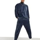 Oem Custom Plain OEM Custom Designer Sweatsuit Plain Turtle Neck Drawstring Sweatpants Mens Jogger Sweatpants