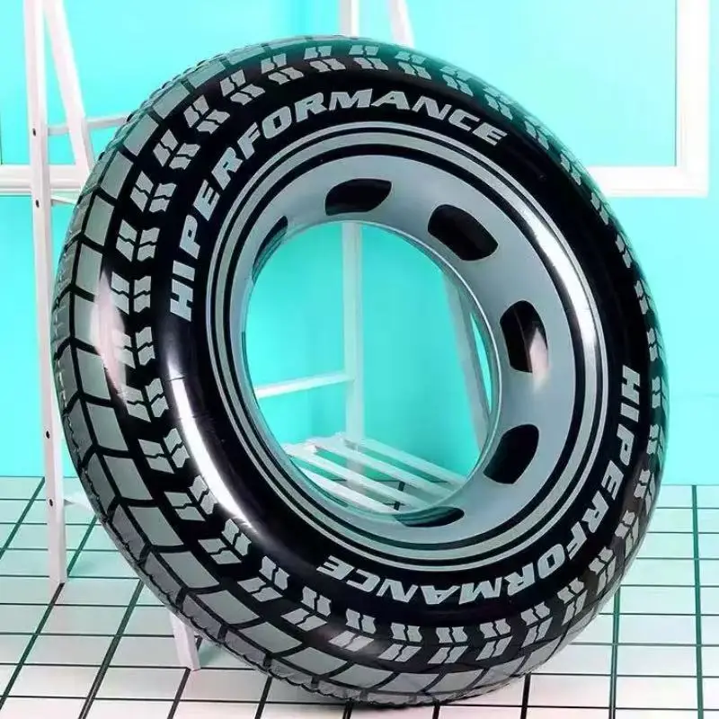 Factory Wholesale Thickened PVC Pool Water Play Inflatable Flotation Ring Tyre Type V