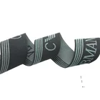 Elastic Jacquard Logo Waistband Elastic New Design Jacquard Elastic Webbing Webbing Tape For Clothing Underwear