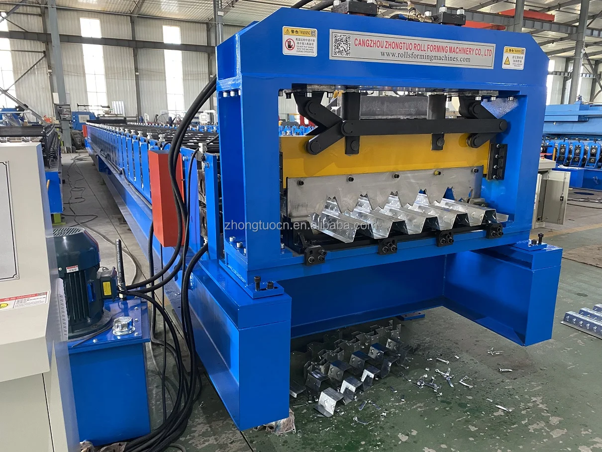 Profile Customized Steel Deck Floor Roll Forming Machine Desirable And