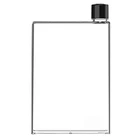 Stock Water In Stock Brief Plain Clear 420ml Square Flat Shaped Plastic Water Bottle