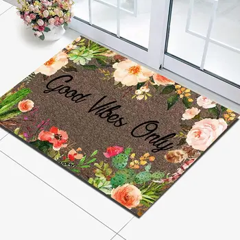 Welcome Mat Funny Front Door Mats Home and Office Decorative Entry Rug Garden/Kitchen/Bedroom Mat Non-Slip Rubber