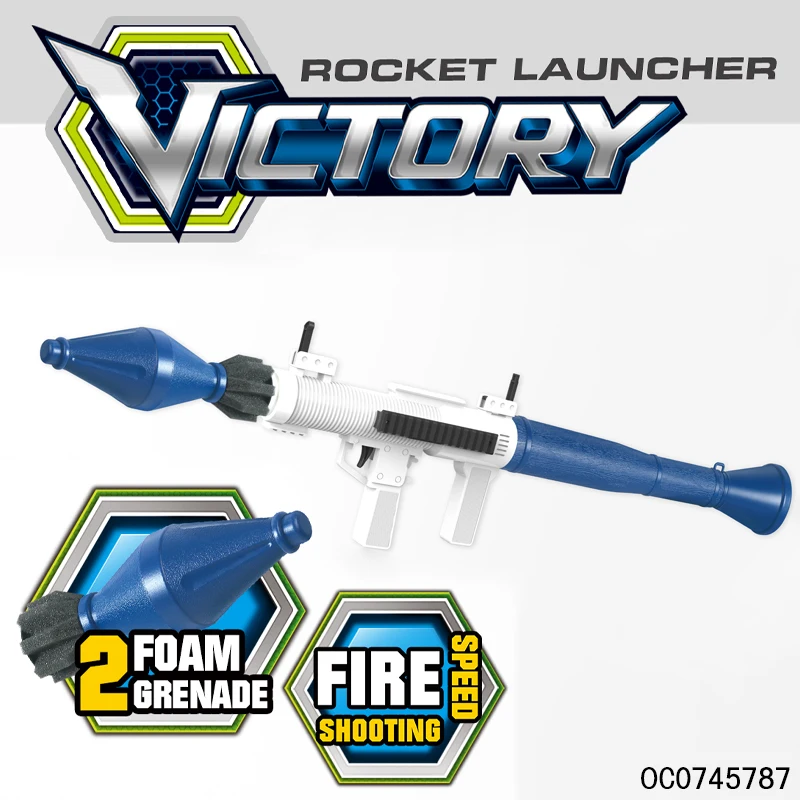 Game shooting toys 2023 popular foam bullet rocket gun toy for boys