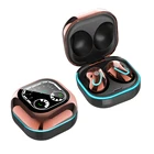 Bluetooths Headset TWS 5.1 Anti-sweat Digital Display Breathing Light BT Clock Bluetooths Wireless Headset