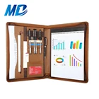 Writing Business Presentation File Folder Leather File Folder Padfolio Writing Pad Business Presentation Folder