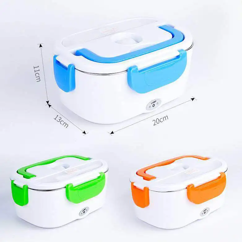 SQ04 Stainless Steel Heating Lunch Box Portable Food Warmer Self Heating Leakproof Bento Food Warmer Lunch Box