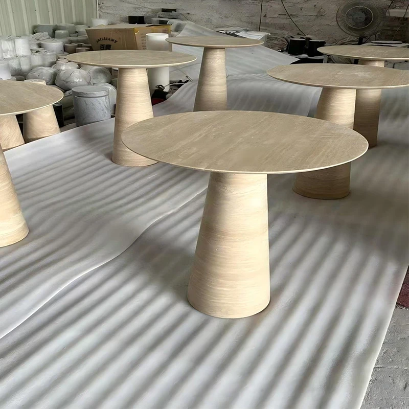 product luxury natural travertine modern handmade portable coffee table for living room home furniture-1