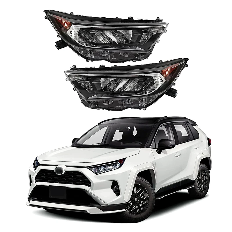 продукт saivis фары хром фара для toyota rav4 le xle светодиодные 2019 2021310-38