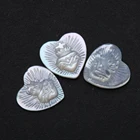 Shell Shell New Religious Belief San Benito Medal Charm Pendant Natural Mother Of Pearl Shell Jewelry