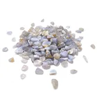 Gemstone Gemstone Prices Selling Natural Blue Lace Agate Processing Gemstone Blue Lace Agate Gravel For Gifts