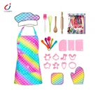 Pretend Little Chef DIY Food Play Kitchen Tiny Cake Juguetes De Cocina Plastic Baking Set Toy