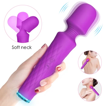 S-hande hip back face body leg cellulite wand massager vibrator electric vibration tool wand massager products