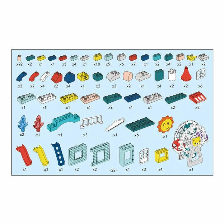 EPT 3 in 1 177 pcs building block sets diy assemble toy early educational toys