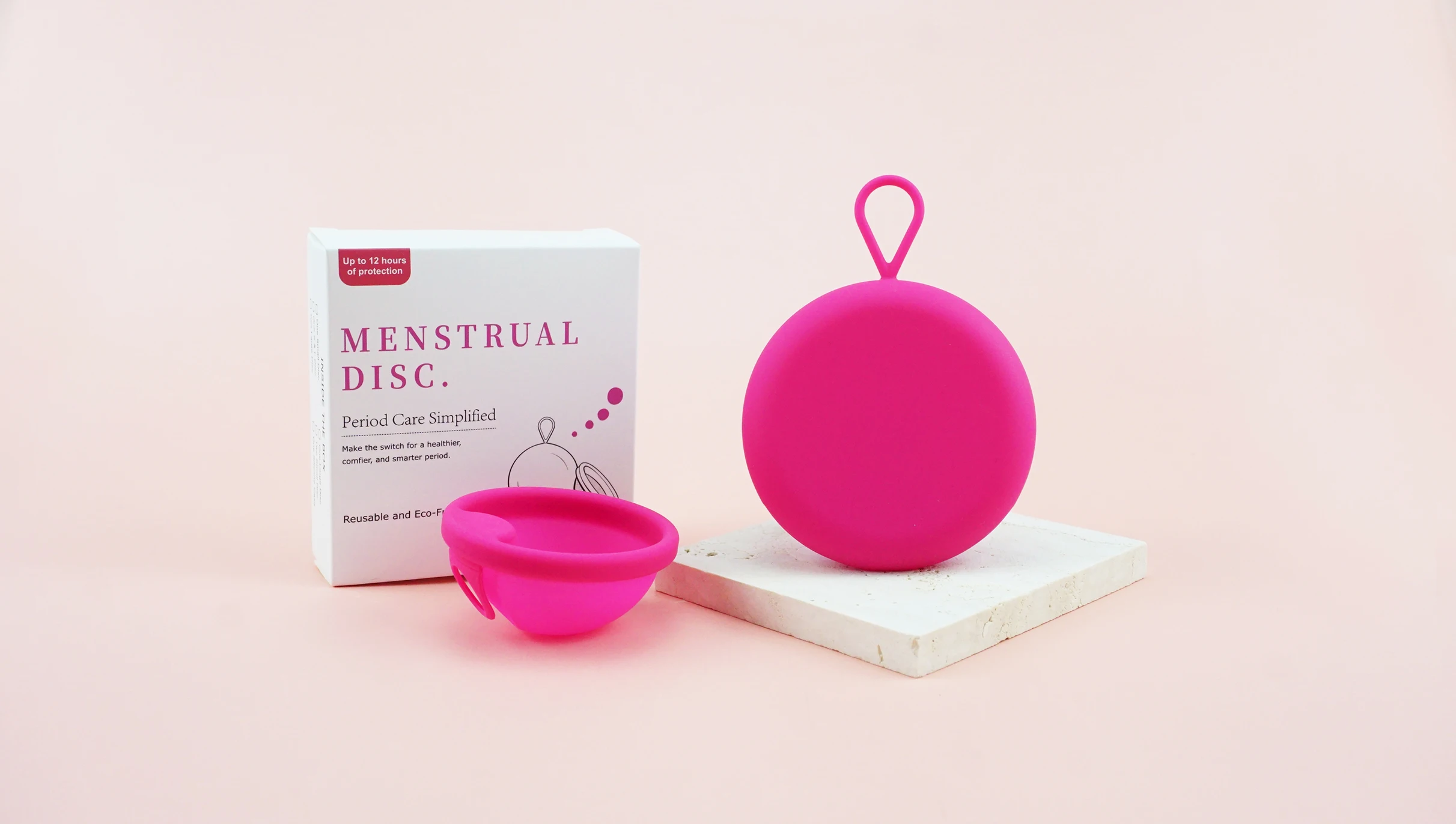 Disco Menstrual Reutiliz Vel De Arco Ris Disco Menstrual De Silicone