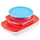 Whole Sale Oven Safe Borosilicate Glass Baking Dish Sets With Lid