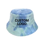 Hat Bucket Hat Custom Embroidered Logo Tie Dye Bucket Hat For Kids/adult Size