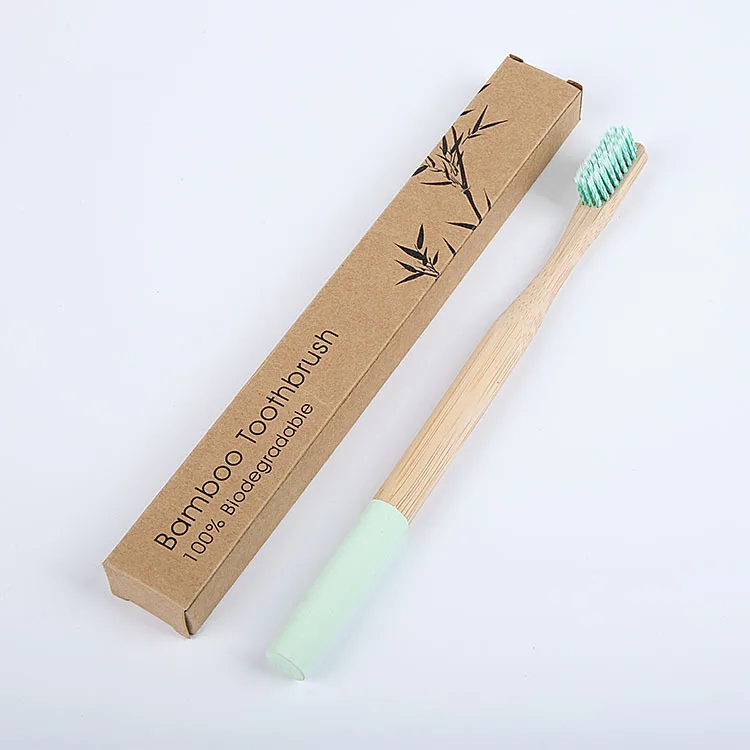 Top Quality Eco Friendly Bamboo Electric Toothbrush Head Bamboo Charcoal Soft Bamboo Replacement Head For Travel