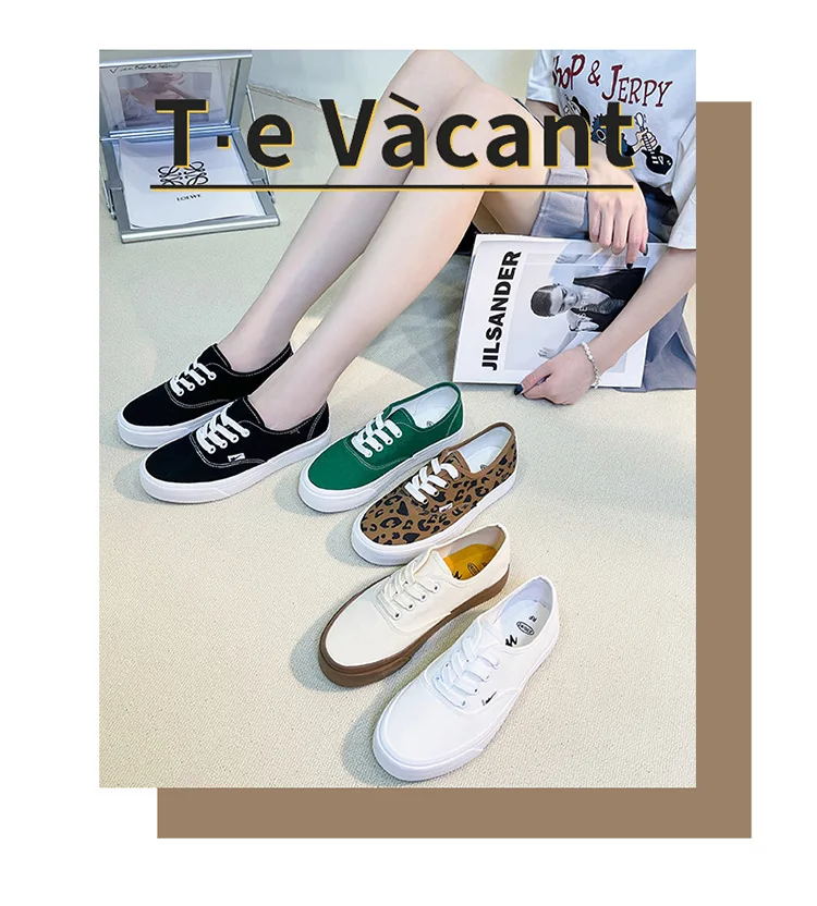 Wholesale new triple vulcanized high quality high top oval toe canvas shoes for women 0