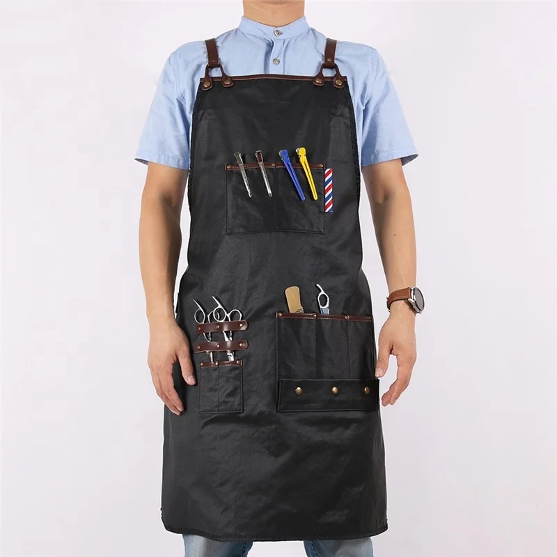 Hair Salon Barber Tool Apron Top Quality Unisex Barber Aprons Customized Wholesale Barber Apron