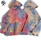 Cotton Hoodie Tie Dye Hoodie Mens Custom Streetwear Unisex Cotton Weighted Acid Wash Mens Tie Dye Hoodie