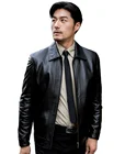 Men Leather Jackets Beverry 11BA03 100% First Layer Lambskin Men Fashion Genuine Leather Jackets