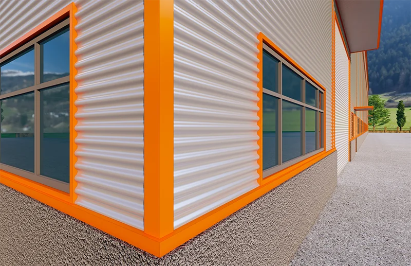 Custom Design Steel Building Structure Warehouse From China for Storage manufacture