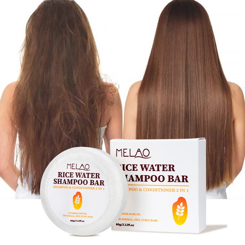 Handmade Rice Water Shampoo Bar 2 In 1 Bathing Natural Hair Growth Original Wholesale Collagen Solid Rice Milk Shampoo Bar