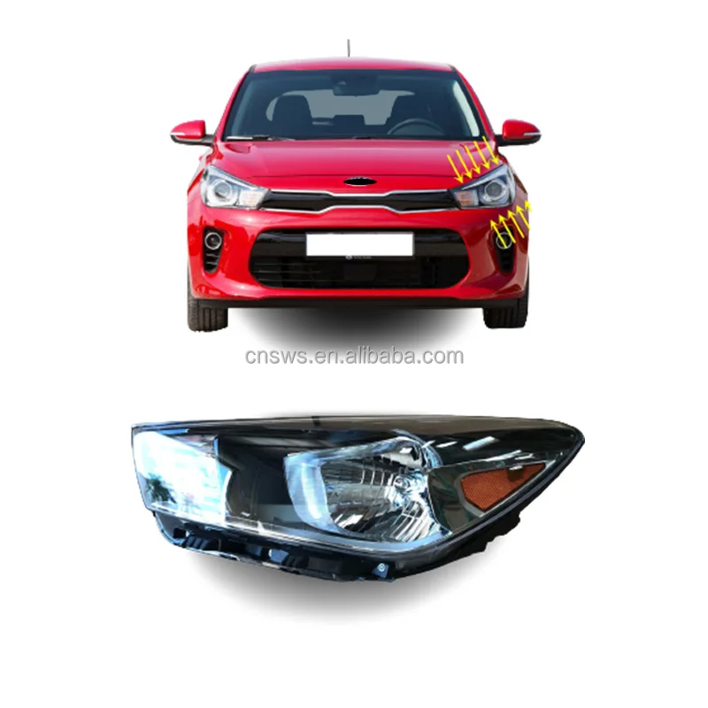 product auto parts pair halogen head light lamp assembly headlight replacement for 2018 2019 2020 kia rio-35