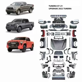 YBJ auto parts facelift for toyota TUNDRA 2007-2021 upgrade 2022 2024 car Complete conversion kits body kit