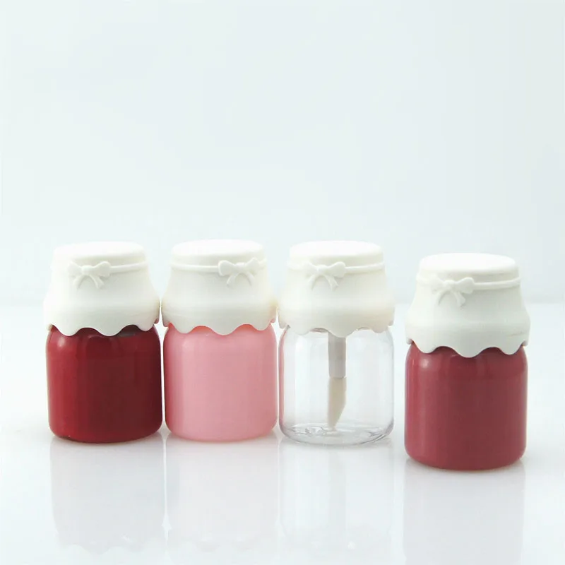 product 8ml  wholesale mini milk bottle diy lip glaze tube lipstick empty tube transparent lip gloss tube-26