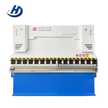 WC67K-160-3200 CNC Torsion Gar Automatic Press Brake Machine 160T for Carbon Steel Sheet Metal Bending