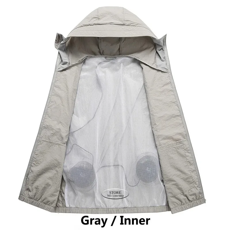 Summer Outdoor Cooling Clothing Air Conditioning Coat Cool Work Wear Jacket Smart USB Charging Cooling Fan Jacket