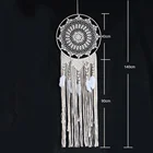 Big Wall Hanging Bohemian Big Large Size White Macrame Crochet Dream Catcher