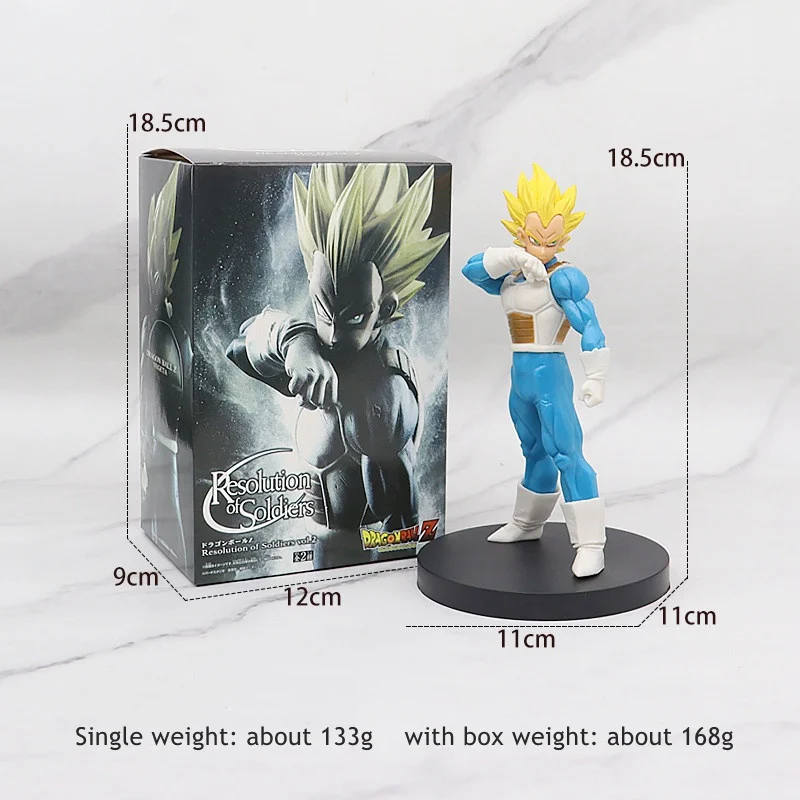 Popular Anime Style Hot Toys Action Figures Dragon Z Ball Super Saiyan Goku Vegeta Figurine