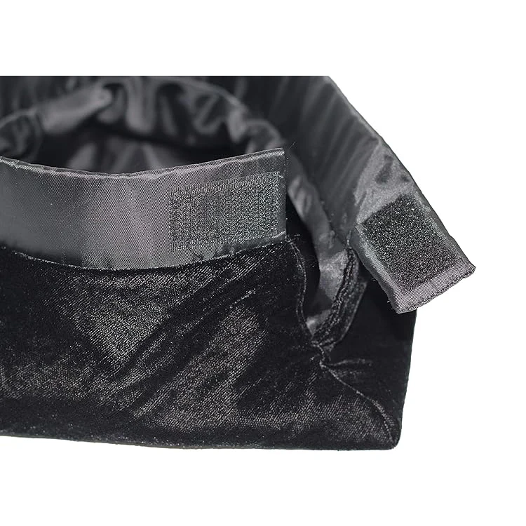 4/6/8 Sided Black Velvet Doctoral Tam Academic Cap With Golen Bullion Two Button Tassel factory