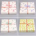 Printed Paper Wholesale Custom Printed Food Grade Hamburger Paper Oil-proof Deli Meat Roll Wax Paper