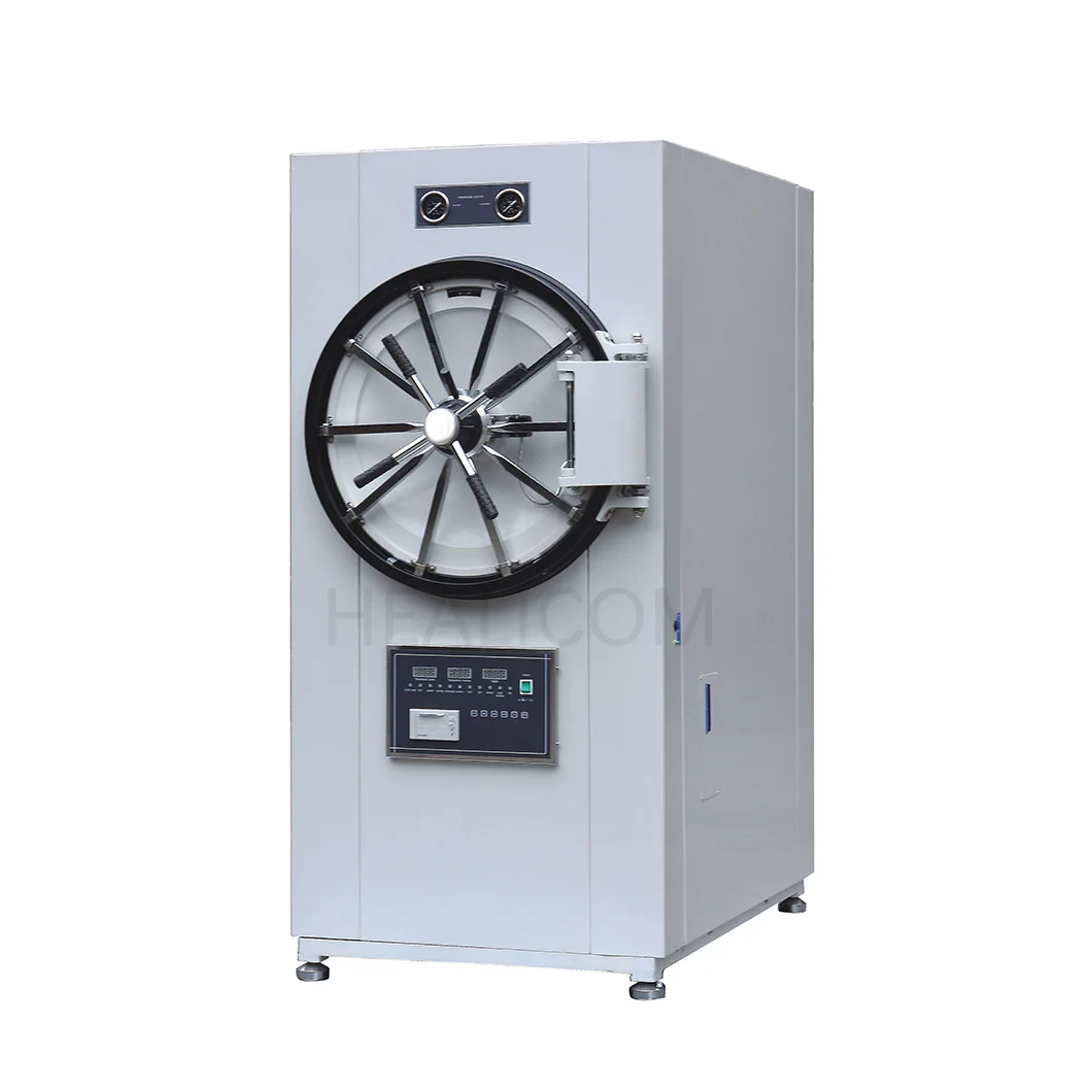 Hospital Instruments Pulse-Vacuum System & Auto-Drying Horizontal Cylindrical Pressure Steam Sterilizer manufacture