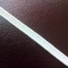 Flat Belt Factory Wholesale 4mm Shoe Cover Raw Material White Flat Elastic Belt