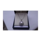 Jewelry White Pearl Pendant New 13mm Grade Jewelry White Perfect Round Pearl Pendant
