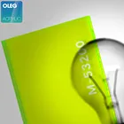 Pmma Sheet 3mm Cast PMMA Neon Red Yellow Green Photoluminescent Fluorescent Acrylic Sheet
