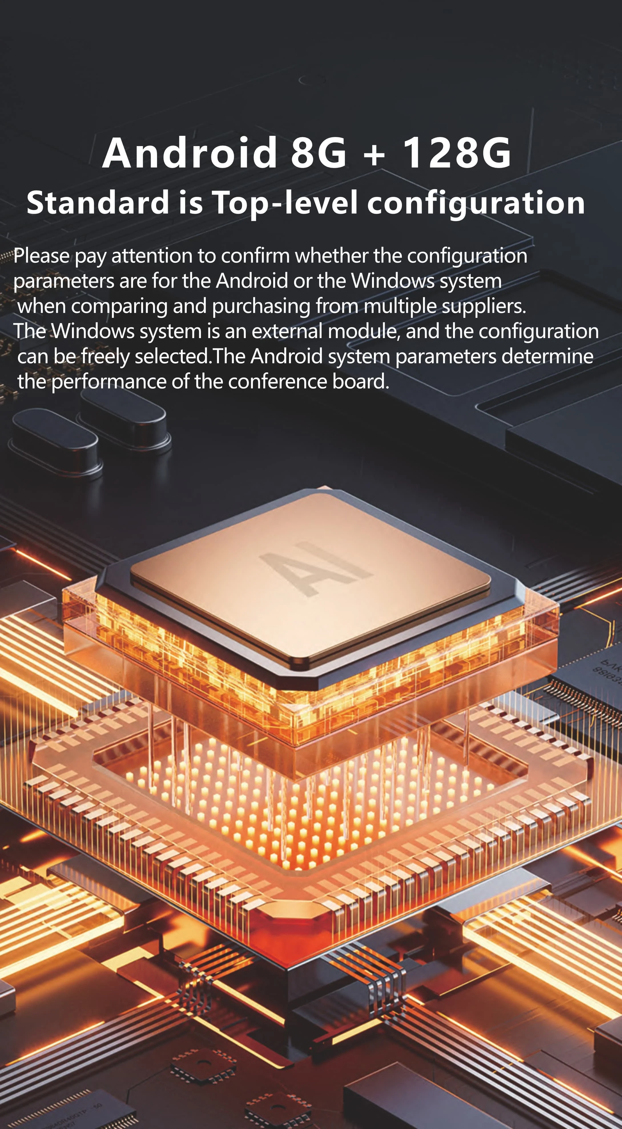 Conference All in One Touchscreen Interactive Blackboard 4K Multi Device Connectivity B Type
