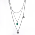 Pearl Necklace New Stainless Steel Wholesale Multilayer Pearl Necklace For Woman Gift Multiple Ways Of Wearing Sweater Chain