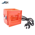 Small Portable Power Distribution Small Electronics Casing Box Orange Mini Portable Distribution Box