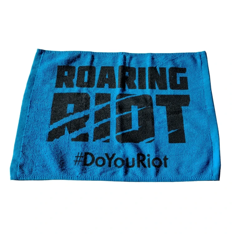 cheap custom printed sports rally towel cotton spirit rally towel