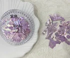 Sea Shell Japanese Style Sea Shell Slice Ultra-thin Fantasy Color Sliced Abalone For Nail Art Decoration