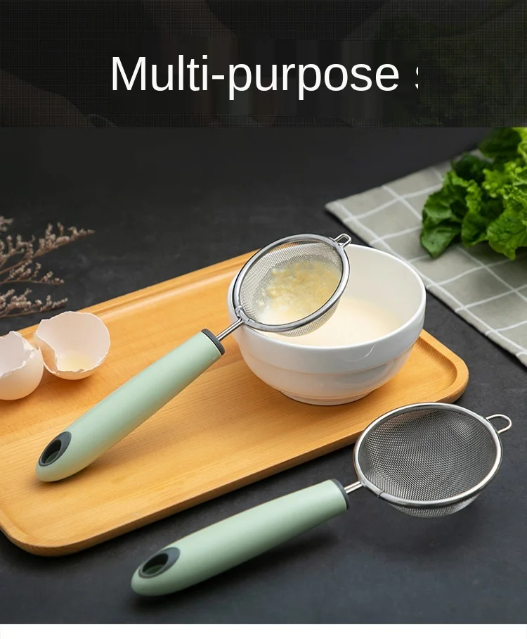 2025 New Kitchen Multi-purpose Filter Spoon Stainless Steel Hot Pot Spoon Household Soup Dregs Spoon Hanging Type Juice Filter