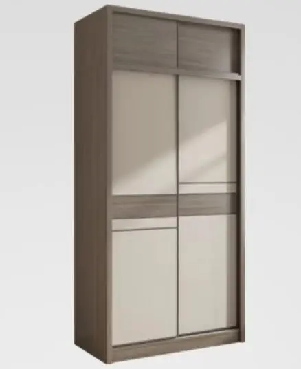 Oderncontracted combination wardrobe 1.2m sliding door wardrobe bedroom whole two Nordic wardrobe