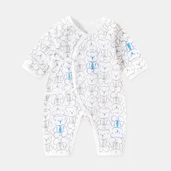 Wholesale Baby clothing romper rompers baby bodysuits for baby clothes long sleeves newborn pajamas