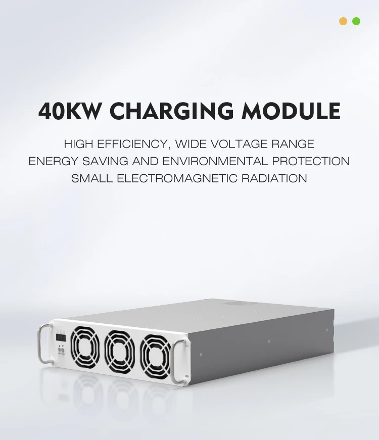 Ev Fast Charging Rectifier Module Dc Fast Ev Charging Module 40kw Dc