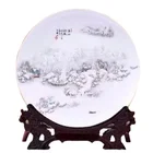 Custom Logo Design High Quality Porcelain Plate Commemorative Ceramic Plates